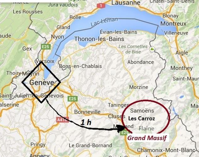 Vintage Chic -Central, Wifi, Mountain View Les Carroz d'Araches Exterior photo
