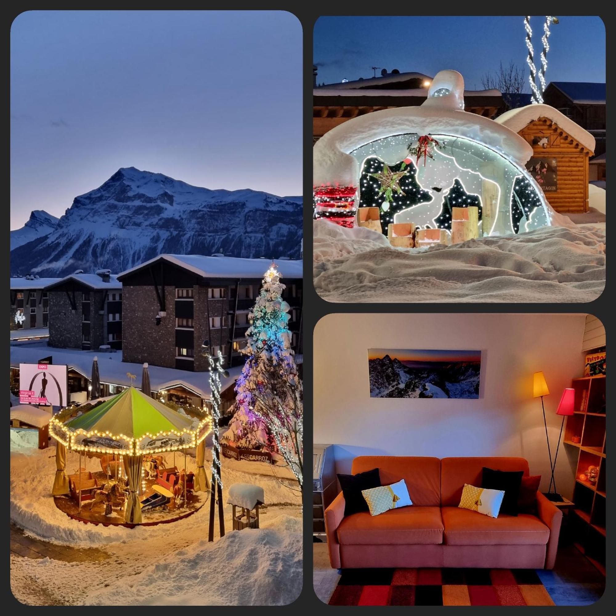 Vintage Chic -Central, Wifi, Mountain View Les Carroz d'Araches Exterior photo